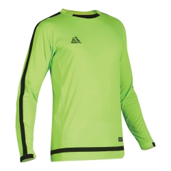 Solar Fitted Goalkeeper Shirt Fluo Green/Black